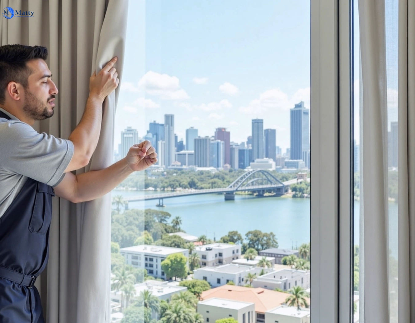 Professional curtain steam cleaning service derrimut-vic QLD by Matty Curtain Cleaning